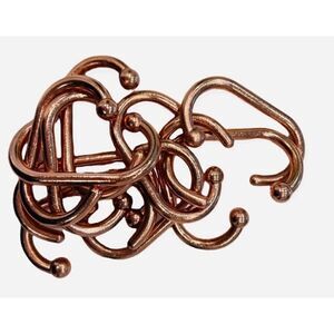 New Threshold Rose Gold Bathroom Shower Curtain Hooks